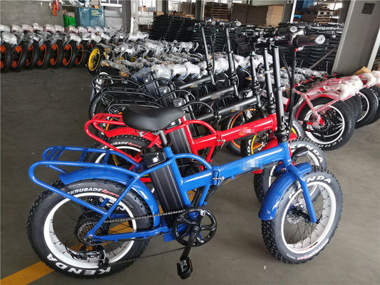 20 Inch 48V 500W 750W 1000W Electric Folding Bike with Fat Tire Max Speed 30-50Km/h