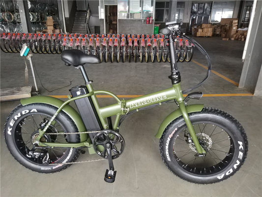20 Inch 48V 500W 750W 1000W Electric Folding Bike with Fat Tire Max Speed 30-50Km/h