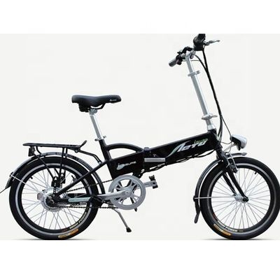 16&quot; Mini Folding Bike with 24V 250W Motor and 10AH Lithium Battery Gears Single Speed