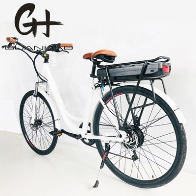 48V 14AH Lithium Battery 7 Speeds Aluminum Frame Electric Lady Bicycle 700C 500W