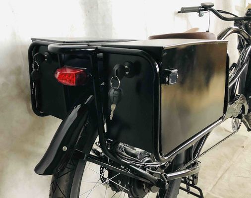 750W 48V 118AH 24&quot; 3.0 Tire Single Speed 45KM/H Dual Battery Electric Chopper Bike