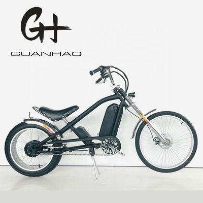 24&quot;-20&quot; 48V500W 40KM/H Single Speed Adult Chopper Electric Bike with and Ordinary Pedal