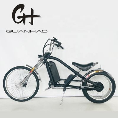 24&quot;-20&quot; 48V500W 40KM/H Single Speed Adult Chopper Electric Bike with and Ordinary Pedal