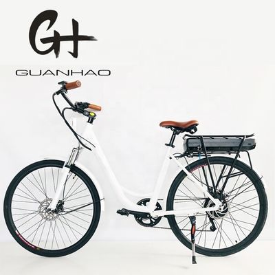 USA USD390 500W 48V 14AH Electric Lady Bicycle with 7 Speed Gears and LCD Display
