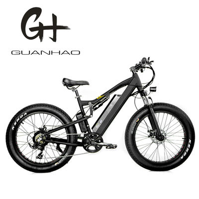 24*4.0&quot; Rear Hub Motor Electric Snow Bike 48V100W21AH Lithium for Mountain Riding Fun