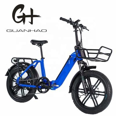 750W Magwheel Motor Thru Aluminum Folding Frame Suspension Fork Electric Folding Bike
