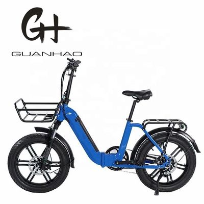 750W Magwheel Motor Thru Aluminum Folding Frame Suspension Fork Electric Folding Bike