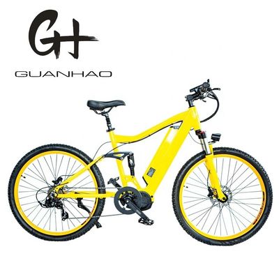 26&quot; 2.20 Electric Mountain Bike with Aluminum Alloy Frame Full Suspension and Bafang BBS02 G510 1000W Mid Drive