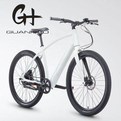 36V 350W EN15194 2007 Single Speed Electric Bicycle with 10.41AH Lithium Battery and PAS