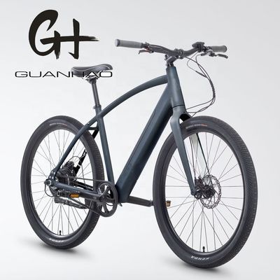 36V 350W EN15194 2007 Single Speed Electric Bicycle with 10.41AH Lithium Battery and PAS