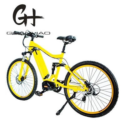 26&quot; 2.20 Electric Mountain Bike with Aluminum Alloy Frame Full Suspension and Bafang BBS02 G510 1000W Mid Drive