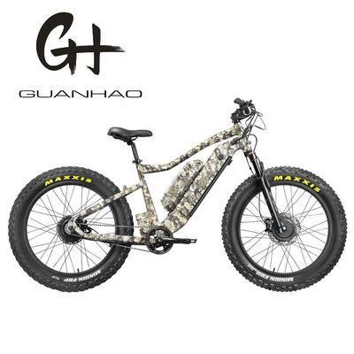Central Motor 26&quot; 4.0 Fat Tire Adult Electric Bike with Dual Battery 48V1000W X2WD CE