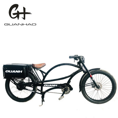 40AH Battery Long Range Electric Chopper Bicycle with 48V Power Supply and Dual Battery
