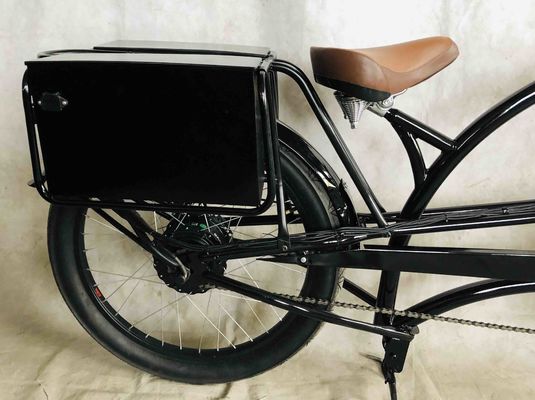 40AH Battery Long Range Electric Chopper Bicycle with 48V Power Supply and Dual Battery