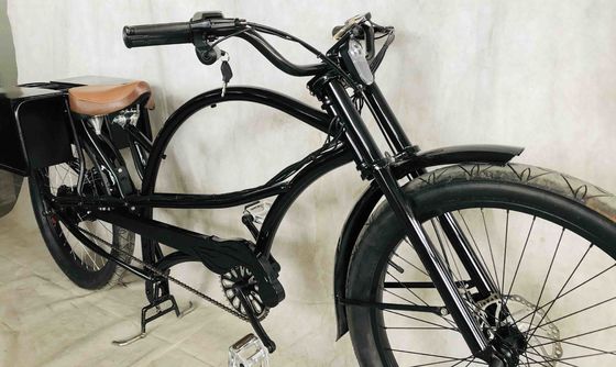 40AH Battery Long Range Electric Chopper Bicycle with 48V Power Supply and Dual Battery