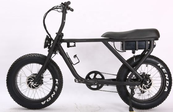Stylish 20&quot; 48V 500W Brushless Rear Motor Wheel 4.0 Fat Tire Electric City Chopper Bike