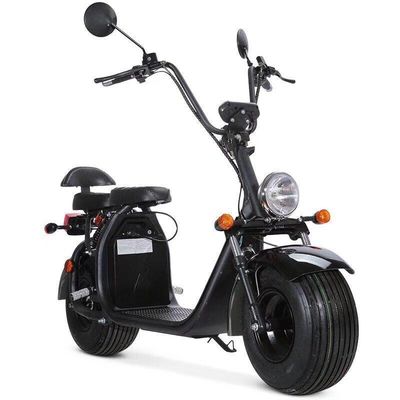 Citycoco Bike Electric Fat Tire Scooter Moped with 60V 2000w Rear Hub Motor 12&quot; Wheel Size