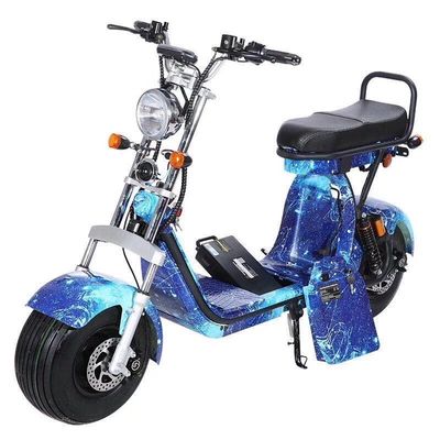 Citycoco Bike Electric Fat Tire Scooter Moped with 60V 2000w Rear Hub Motor 12&quot; Wheel Size