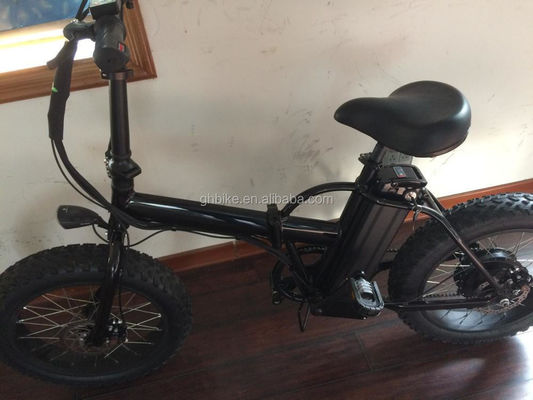 10.5 AH Battery Capacity 500W Folding Fat Tire Foldable Electric Bike E Bike Bicycle