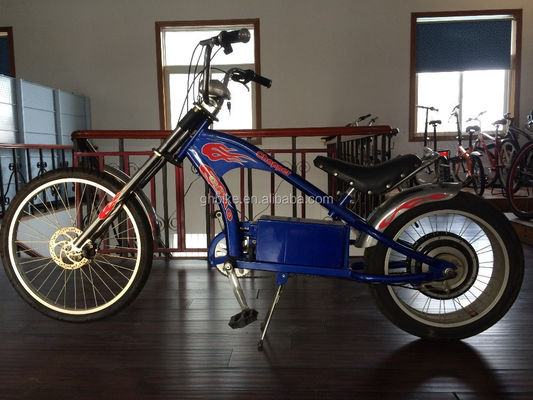 Electric Bicycle Adult Chopper Bike with Plastic Pedal and Brushless Motor at Best