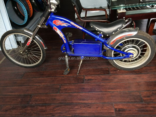 Electric Bicycle Adult Chopper Bike with Plastic Pedal and Brushless Motor at Best