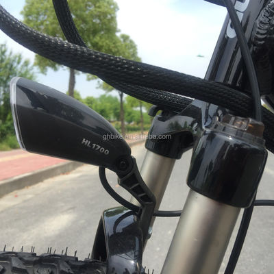 Hidden Battery Electric Mountain Bike with Steel Fork and 21 Speed Gears