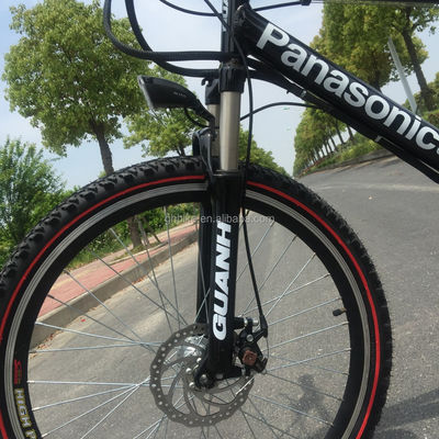 Hidden Battery Electric Mountain Bike with Steel Fork and 21 Speed Gears