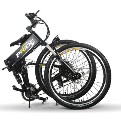 Green Power Frame 26inch 350W 36V Folding Electric Bicycle Carbon Steel Frame