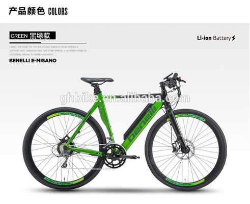 CE Certified 200W Power Electric Bicycle with 700C Wheels and Single Speed Freewheel