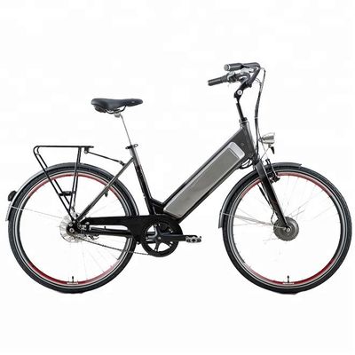 Single Speed 200-250W Green City Electric Bike for Europe Market 26 Inch A2B in Green