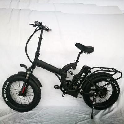 48V 14Ah Lithium Battery Samsung 7 Speed 750W 20&quot; 4.0 Full Suspension Frame Folding E-bike