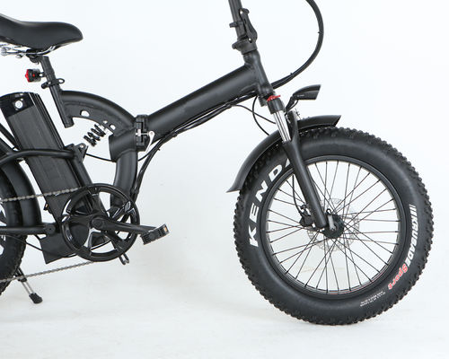 48V 14Ah Lithium Battery Samsung 7 Speed 750W 20&quot; 4.0 Full Suspension Frame Folding E-bike