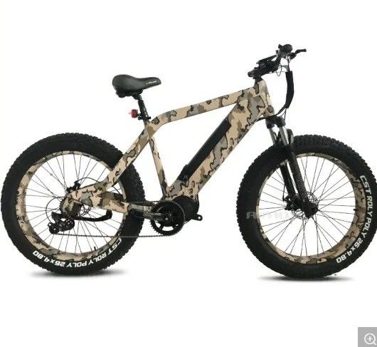 26&quot; High Speed 48V 750W 1000W Bafang MID Motor Fat Tire Electric Bicycle