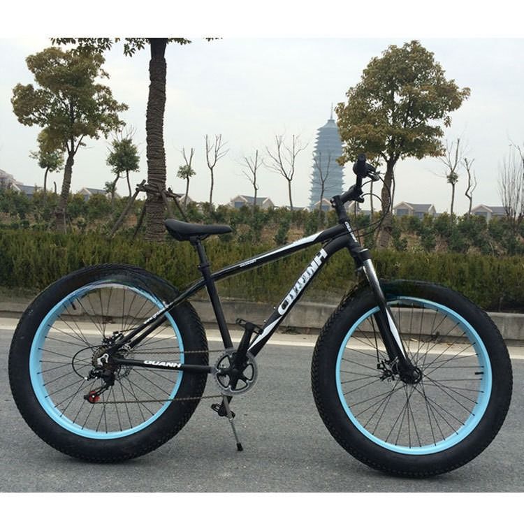 26&quot; 4.0 Aluminium Alloy Frame 7 Speeds Big Tire Fat Tire Snow Bicycle with Aluminium Hub