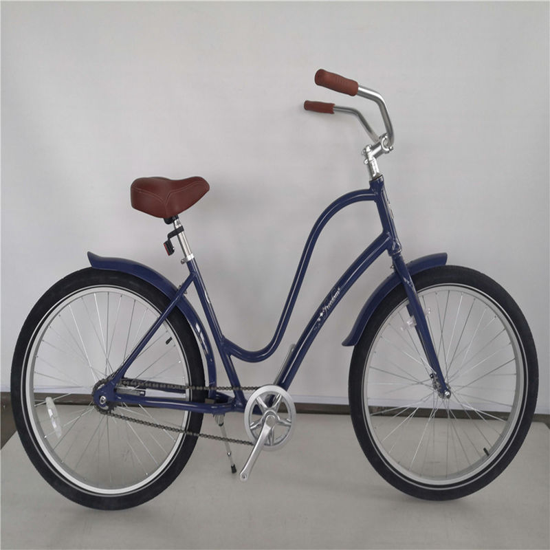 Coaster Brake 26 inch Single Speed Hybrid Unisex Beach Cruiser Bike with 26*2.35 Tires