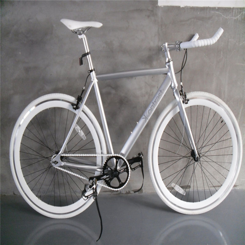 Lasco Crank Set Silver Color Single Speed Bullbar Aluminum Alloy Frame Vintage Fixie Fixed Gear Bike Bicycle