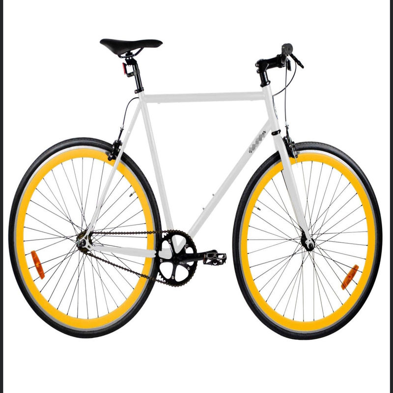 60cm Steel Frame Fixie Fixed Gear Bike Promax Double V Brake 700c Single Speed Track