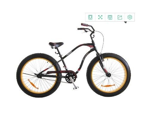 26&quot; Wheel Size Fat Tire Bike Bicycle Snow Bike with L 180MM Stem and Durable Construction