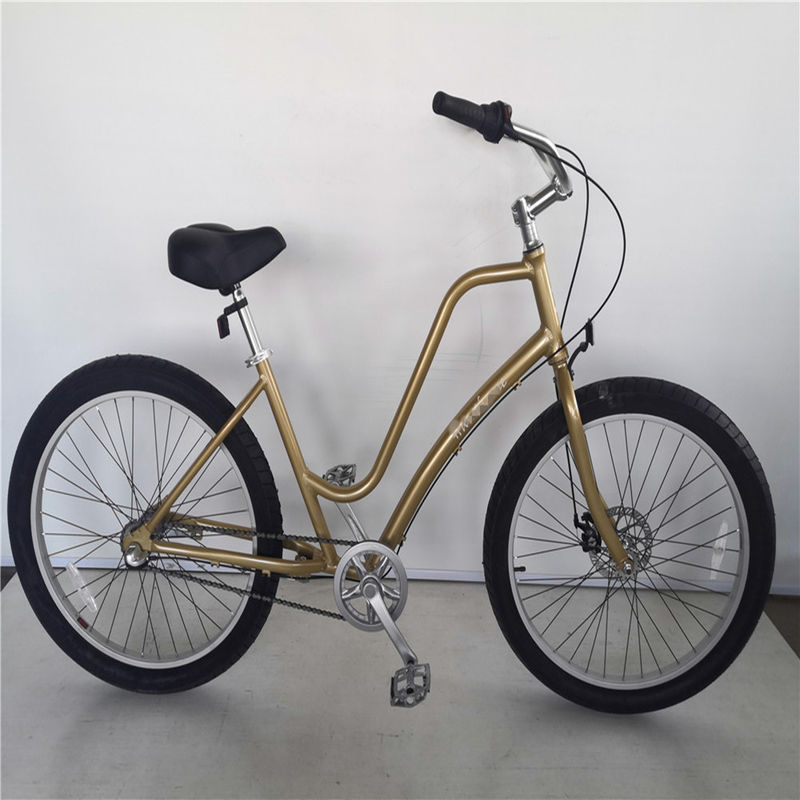 26x3 inch Unisex Step Through Aluminum Frame 3 Speed Beach Cruiser Bike for Rent in USA