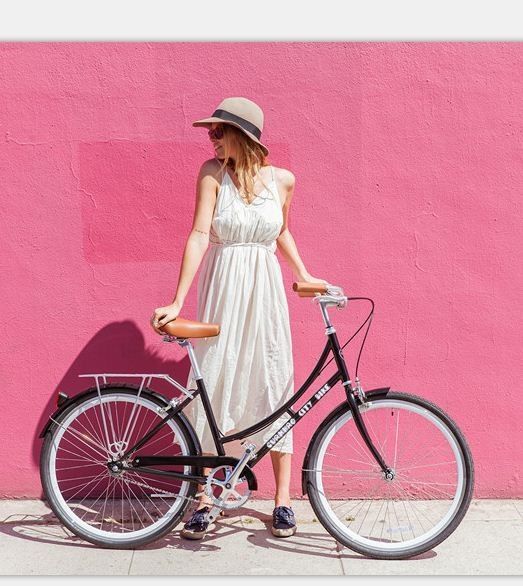 28&quot; Aluminum V Brake City Bike for Senior Citizens Classic Vintage Design
