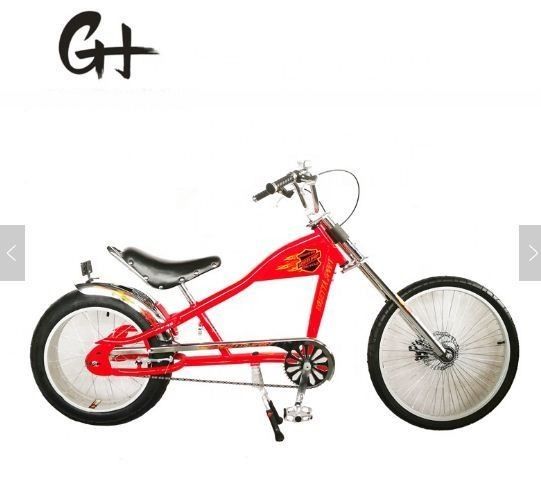 Fork Material Aluminum G24&quot;-20&quot; Single Speed OEM/ODM Made in Big Adult CE Chopper Bike