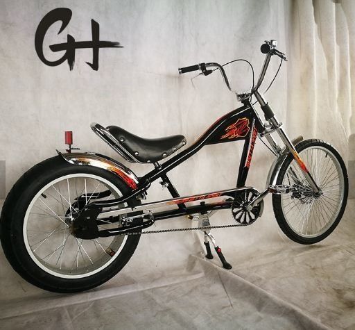 2020 24&quot;-20&quot; Single Speed OEM/ODM Made in Big Adult CE Chopper Bike with Aluminum Fork