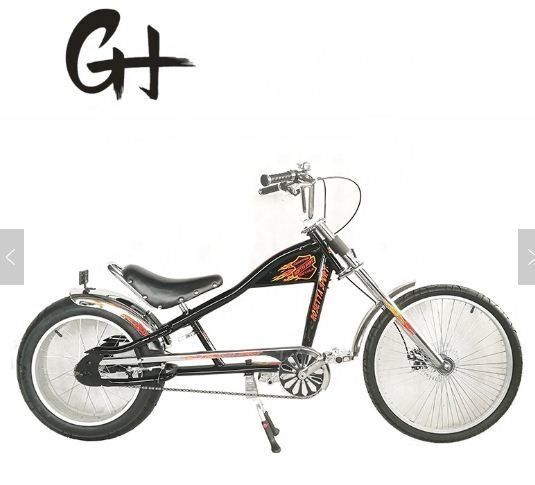 Big Adult CE Chopper Bike 24&quot;-20&quot; Single Speed OEM/ODM with Aluminum Rim and Fork Made
