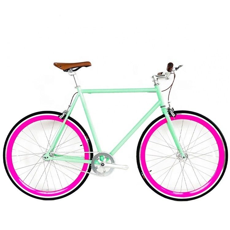 700C Single Speed Fixed Gear Bicycle with Hi-Ten Steel Frame and CE CPSC Certification