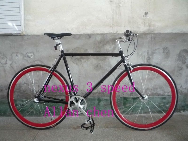 10KG Single Speed Flip-Flop Hub Vintage Bicycle Track Bike 700C Fixed Gear Lugged Fork