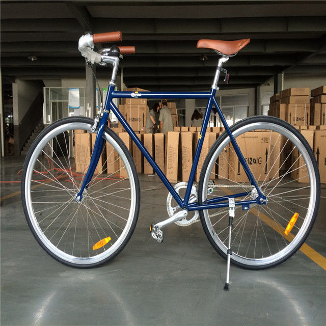 Lasco Adult Mens Single Speed Retro Bike Vintage 4130 City Bicycles Hybrid Chromoly Bikes 700*25C
