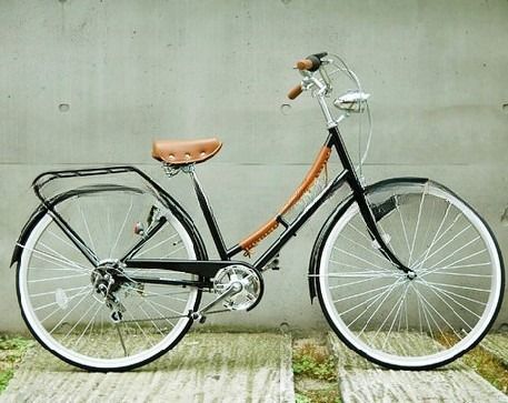 16KG Steel Fork Retro Vintage Dutch OMA Bike Front Light and Holland City Exploration