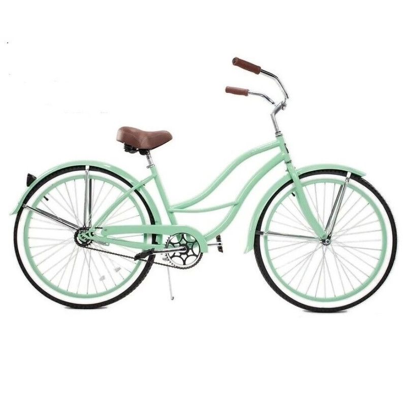 26 Inch Steel Frame Hard Frame 3 Speed Beach Cruiser Bike for Adults Men and Lady