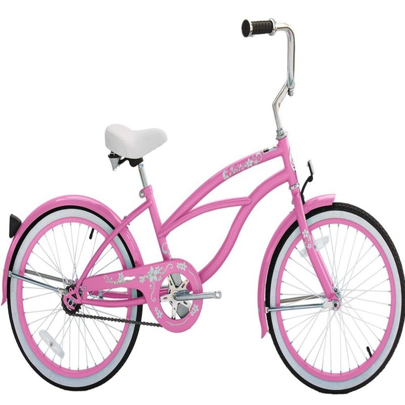 Jetta Pink Girls 20&quot; Beach Cruiser Bike Gross Weight 11kg Lightweight and Durable 9kg