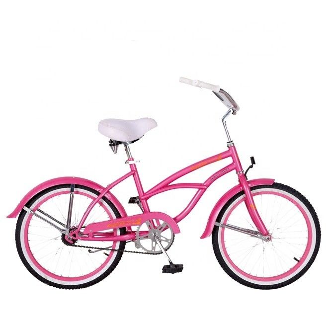 20&quot; Single Speed Coaster Brake Pink American OEM Logo Mini Kid Small Frame CE Girl Beach Cruiser Bicycle